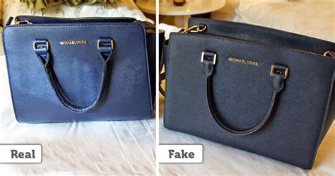 obvious fake michael kors bag